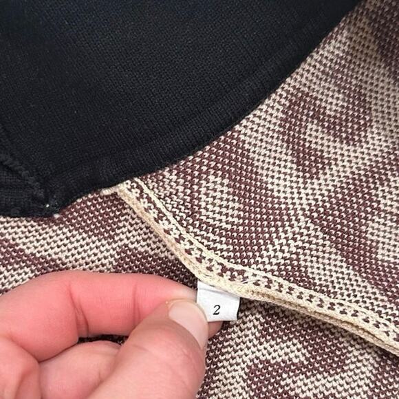 Sandro Glorius Monogram Check Cardigan - Picture 11 of 11